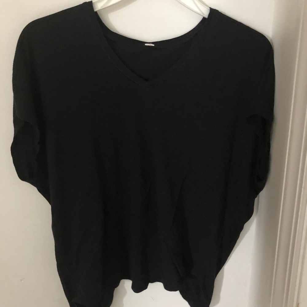 Lululemon Black Open Back Tee